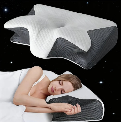 Face Symmetry Pillow – Ergonomic Horn Shape